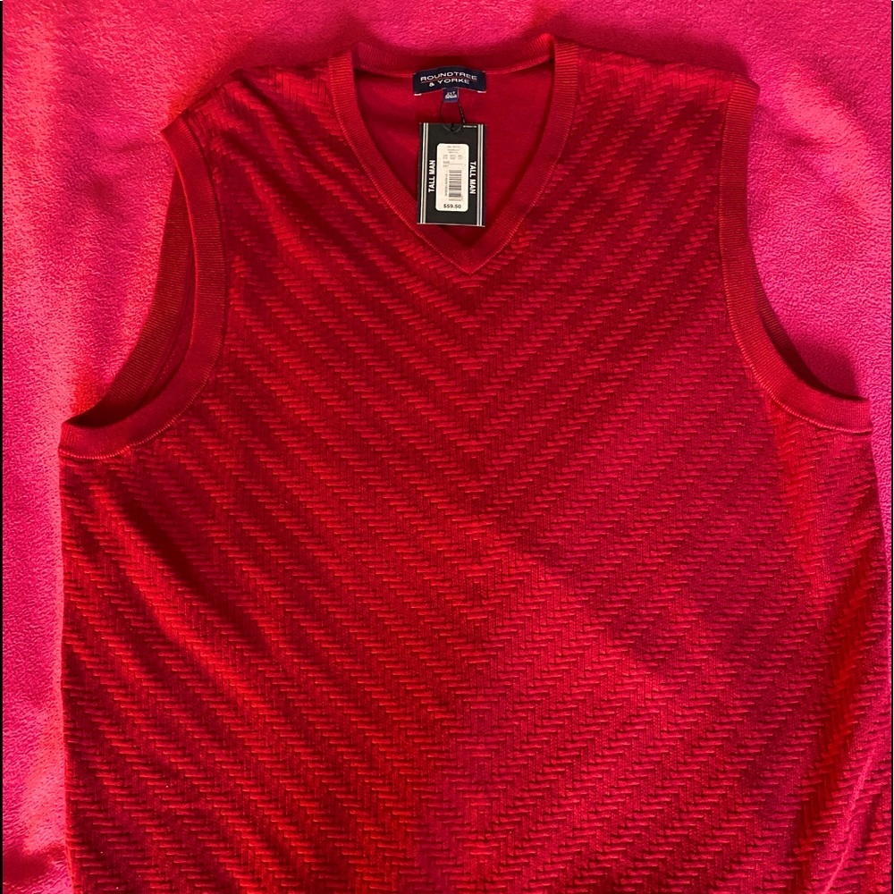 Big and Tall sweater vest
